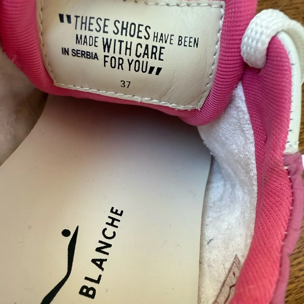 VOILE BLANCHE Storm Sneakers Pink Trainers Running Shoes Suede‎ Luxury 37